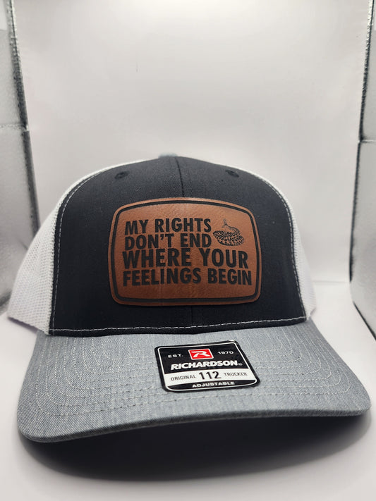 "My Rights dont end" Snapback