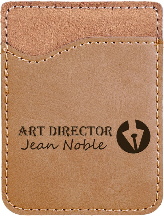 Custom Leather phone wallet (50 Pack)