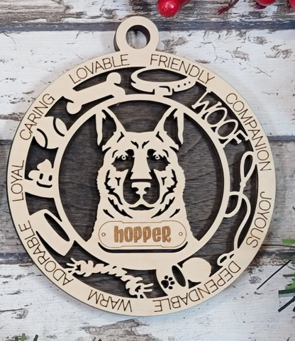 GSD Ornament