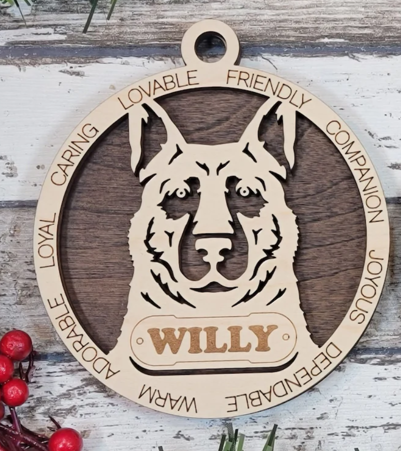 GSD Ornament